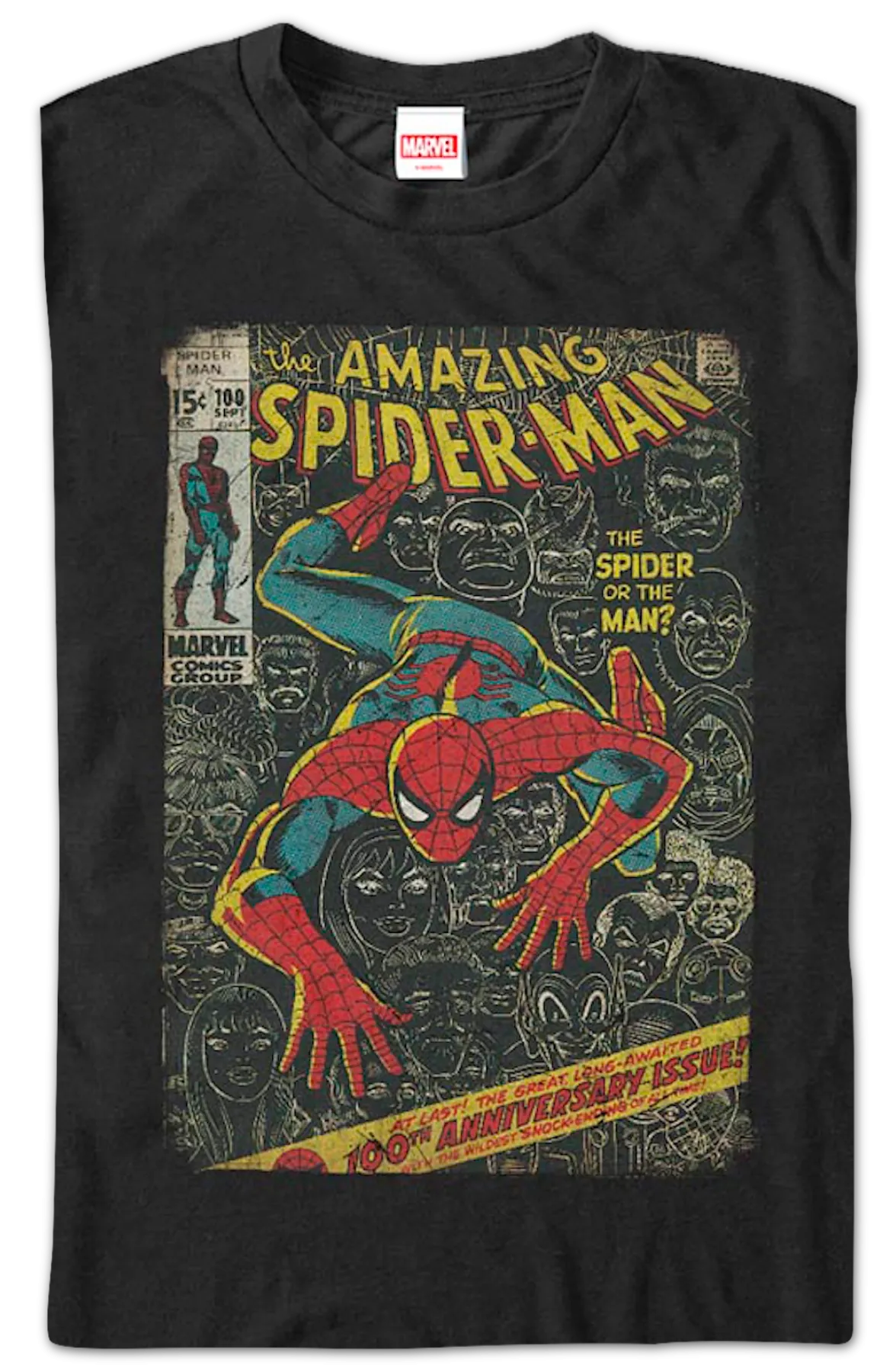 100th Anniversary Issue Spider-Man Marvel Comics T-Shirt