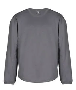 1453 Badger Adult 100% Polyester BT5 Performance Pullover Crewneck Sweatshirt Graphite