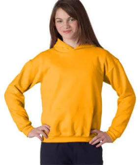 18500B Gildan Youth Heavy BlendHooded Sweatshirt Gold
