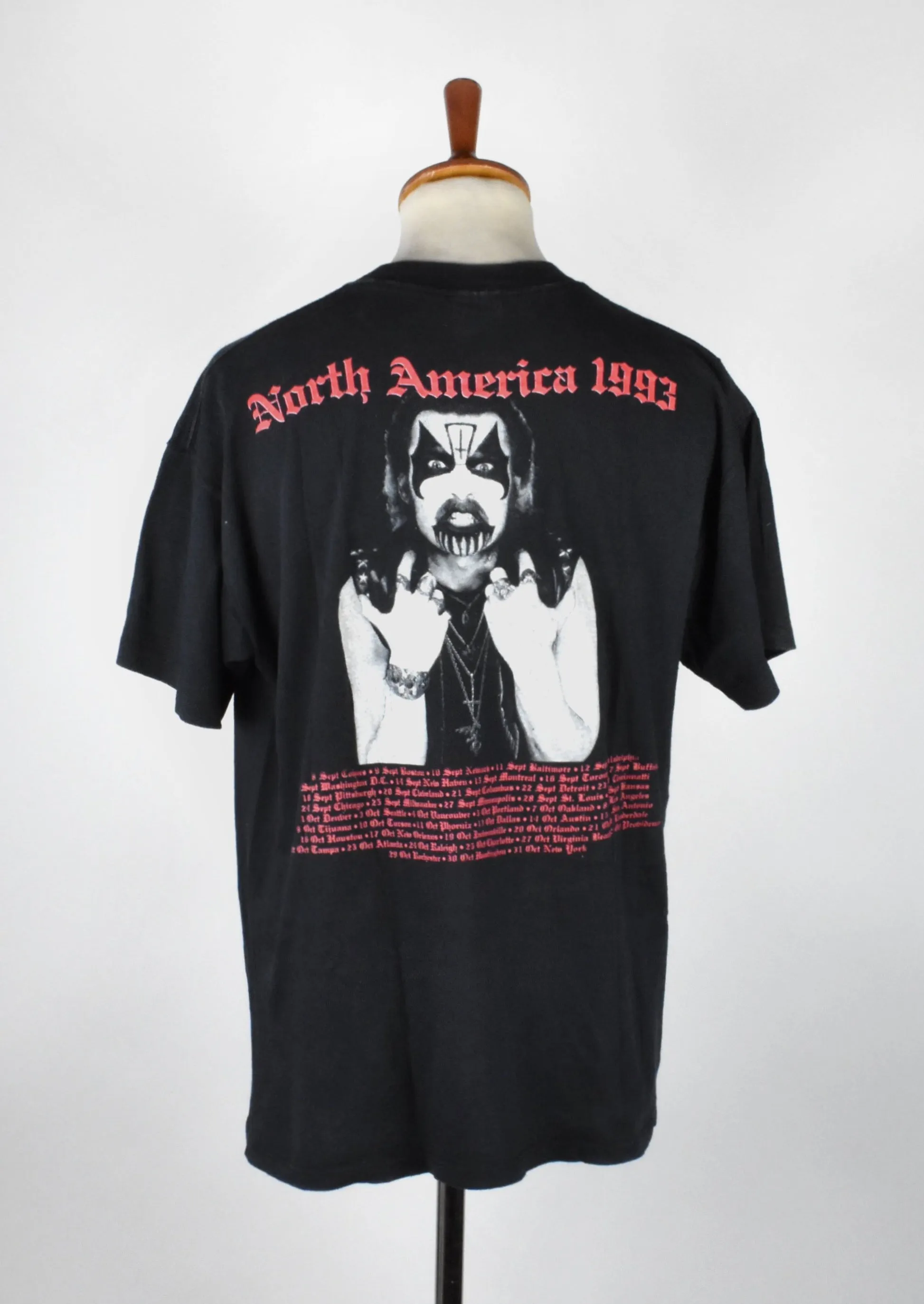 1993 Mercyful Fate North American Tour T-Shirt