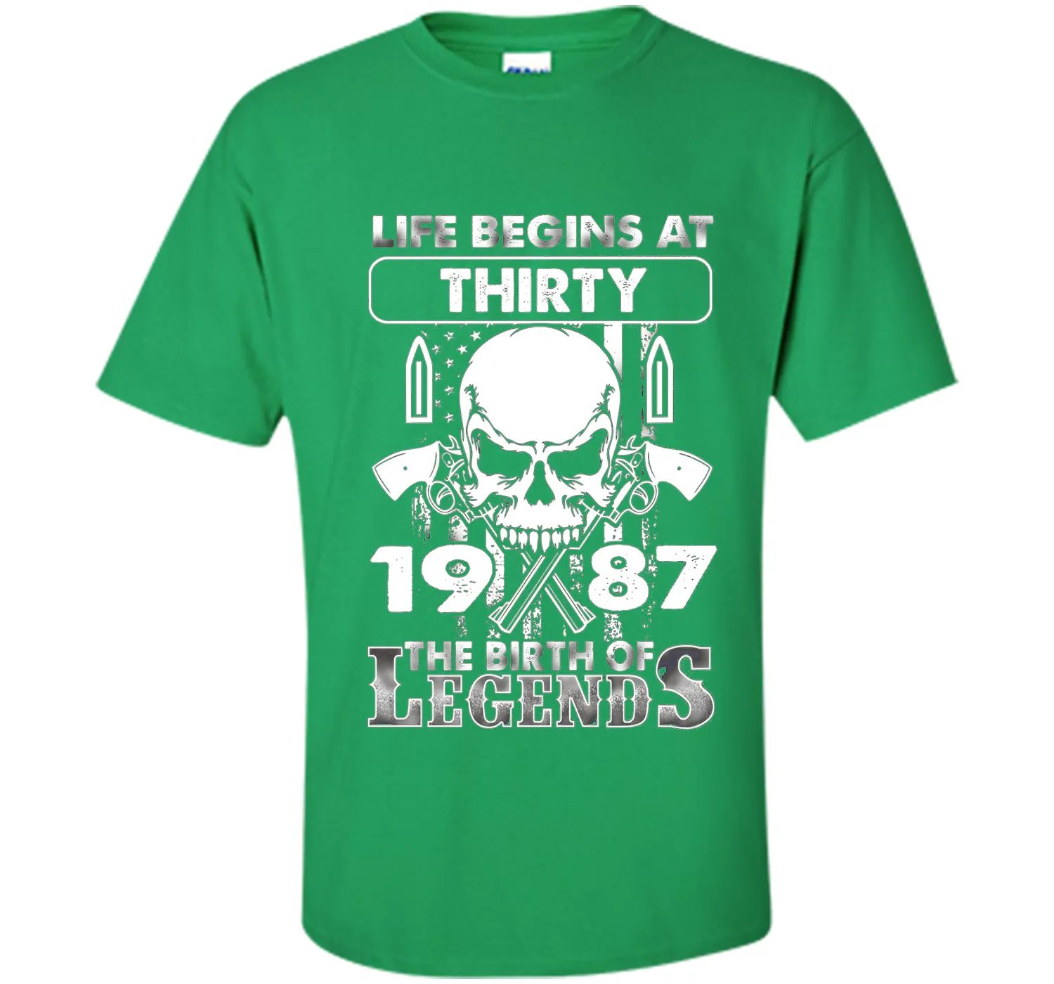 30th Birthday Gifts 1987 The Birth Of Legends T-Shirt shirt
