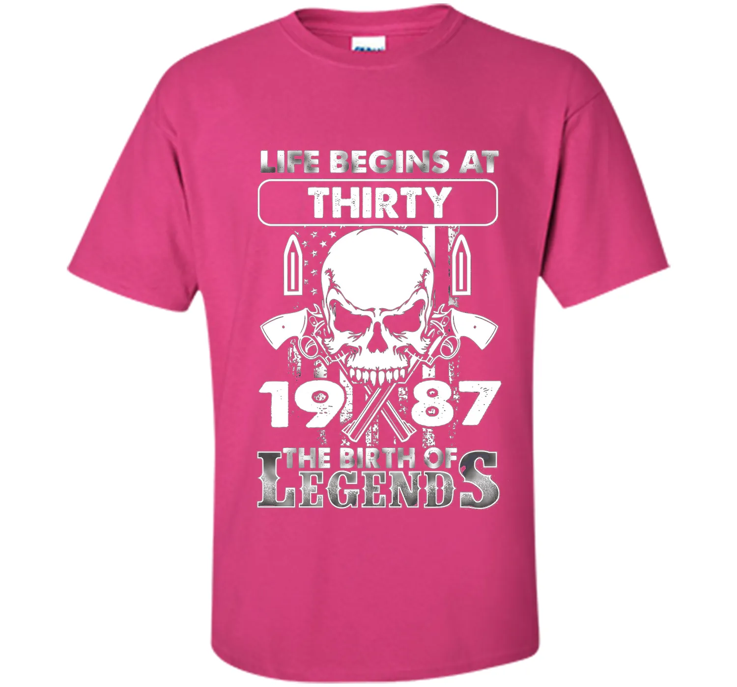 30th Birthday Gifts 1987 The Birth Of Legends T-Shirt shirt