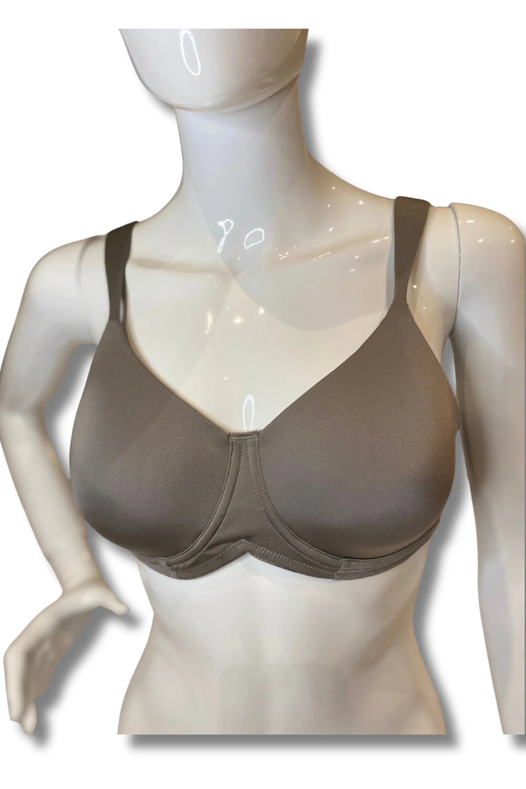 ABC Silhouette Padded Mastectomy  Bra - Cool Grey