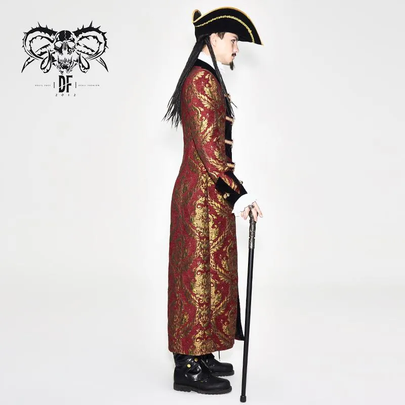 'Acolyte' Gothic Vest with Embroidery