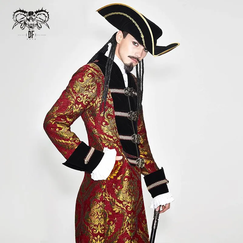 'Acolyte' Gothic Vest with Embroidery