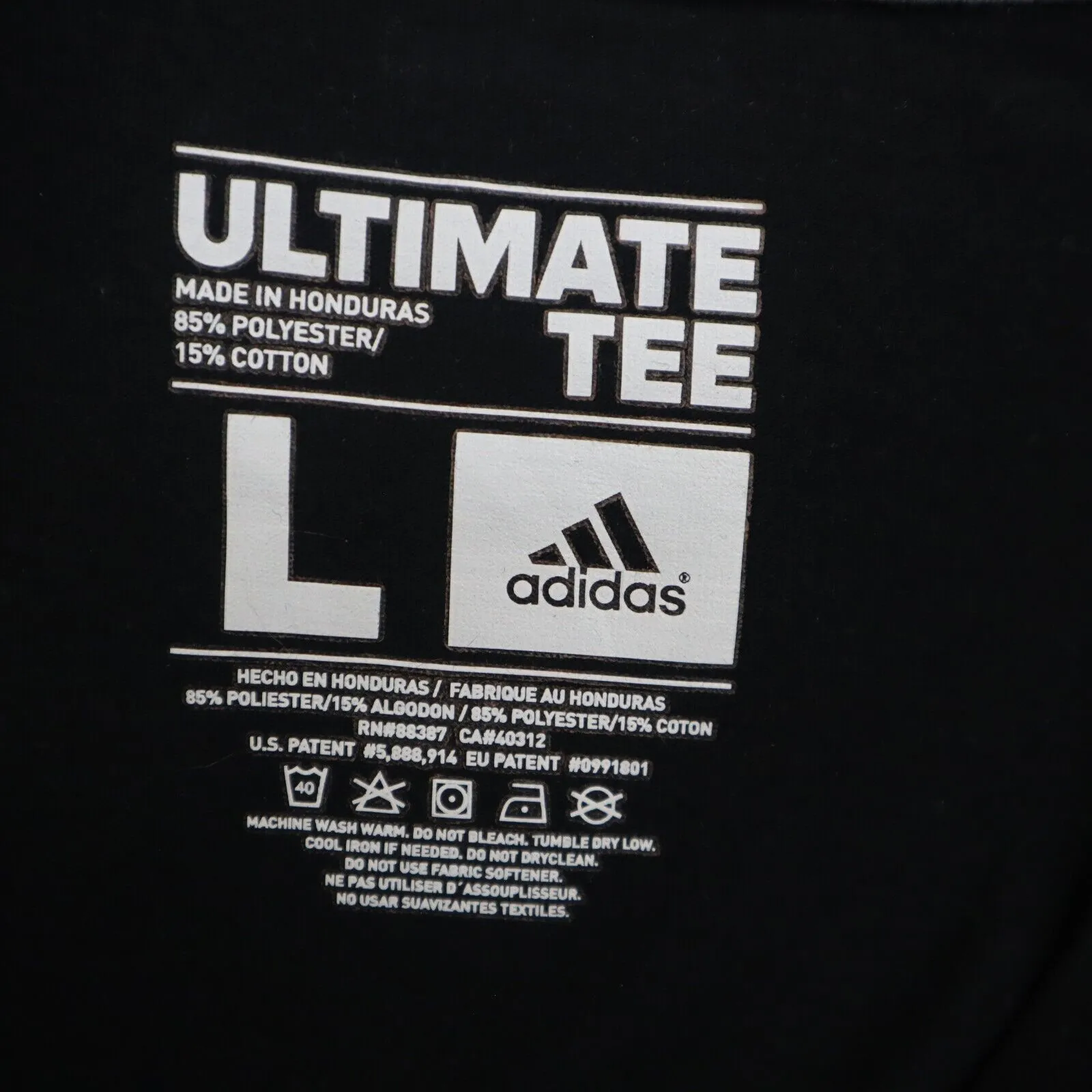 Adidas Womens Ultimate T Shirt Top Short Sleeves Short Sleeves Climalite Black L
