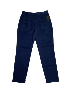 Alfani Mens Regular fit Dress Pants Pants 36 / 30 Blue Solid Stretch