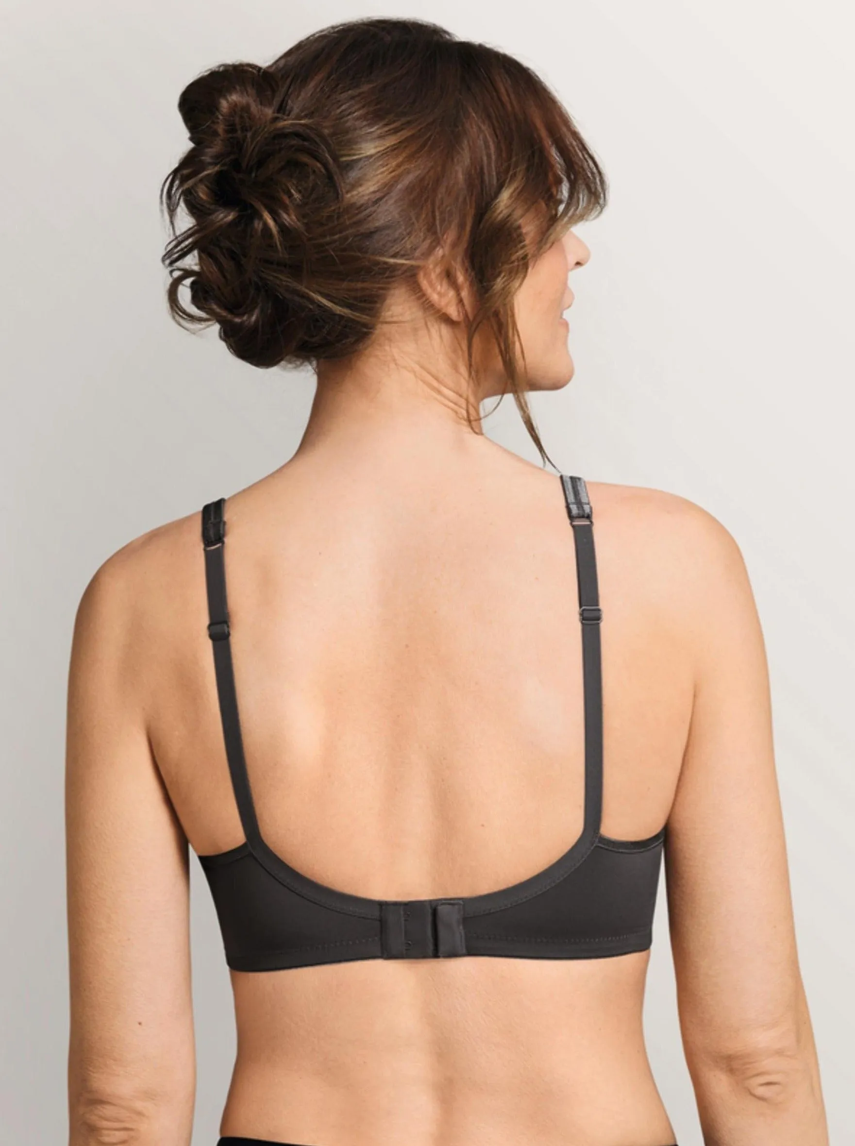 Amoena Mara Padded Mastectomy Bra - Dark Grey