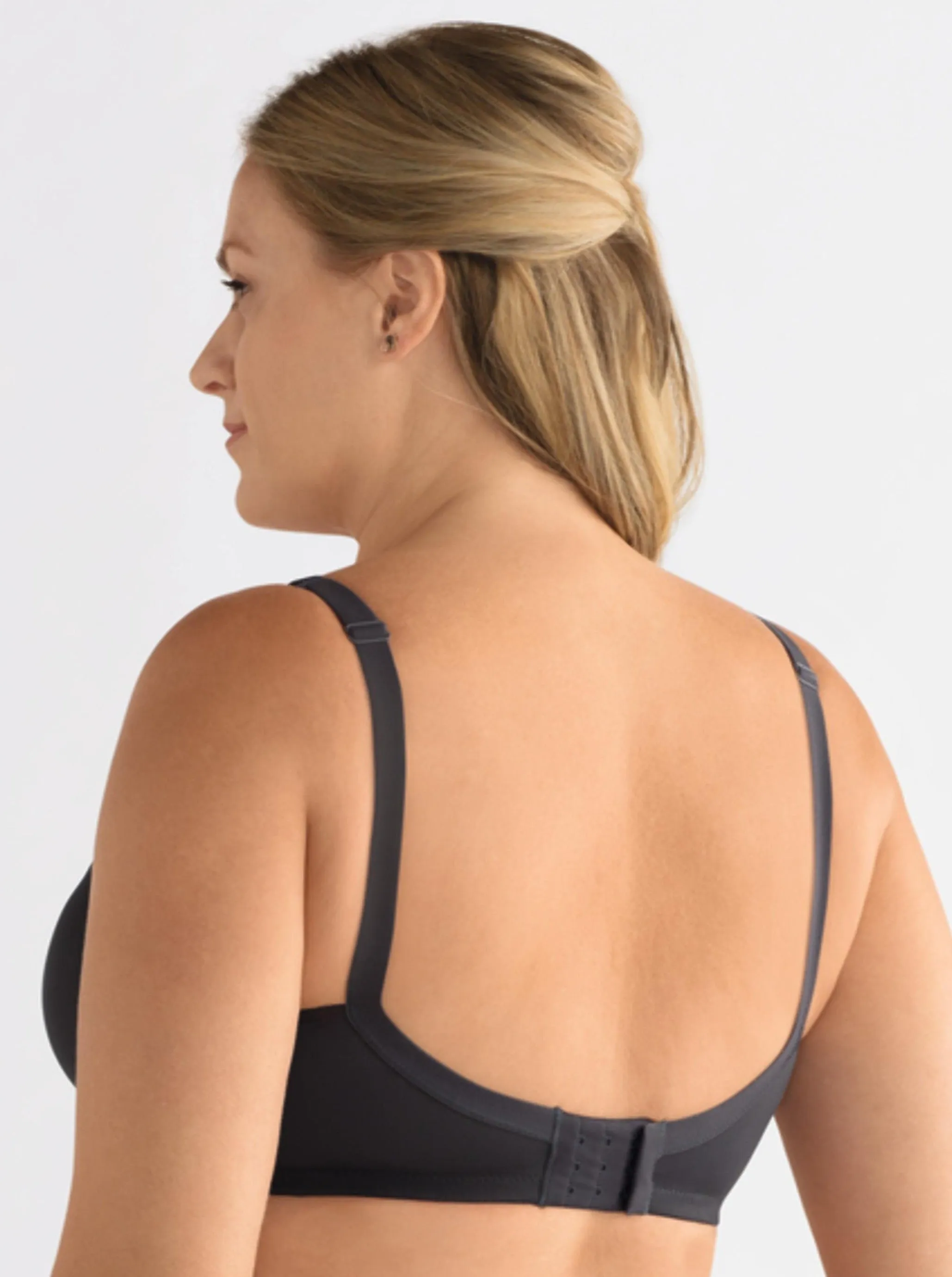 Amoena Mara Padded Mastectomy Bra - Dark Grey