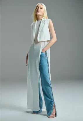 Ball Embroidered Denim