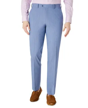 Bar Iii Mens Slim fit Dress Pants 31 / 30 Blue Solid