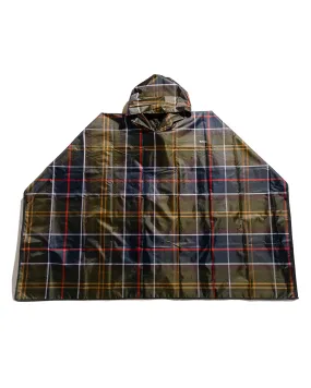 Barbour Tartan Showerproof Poncho Classic Tartan
