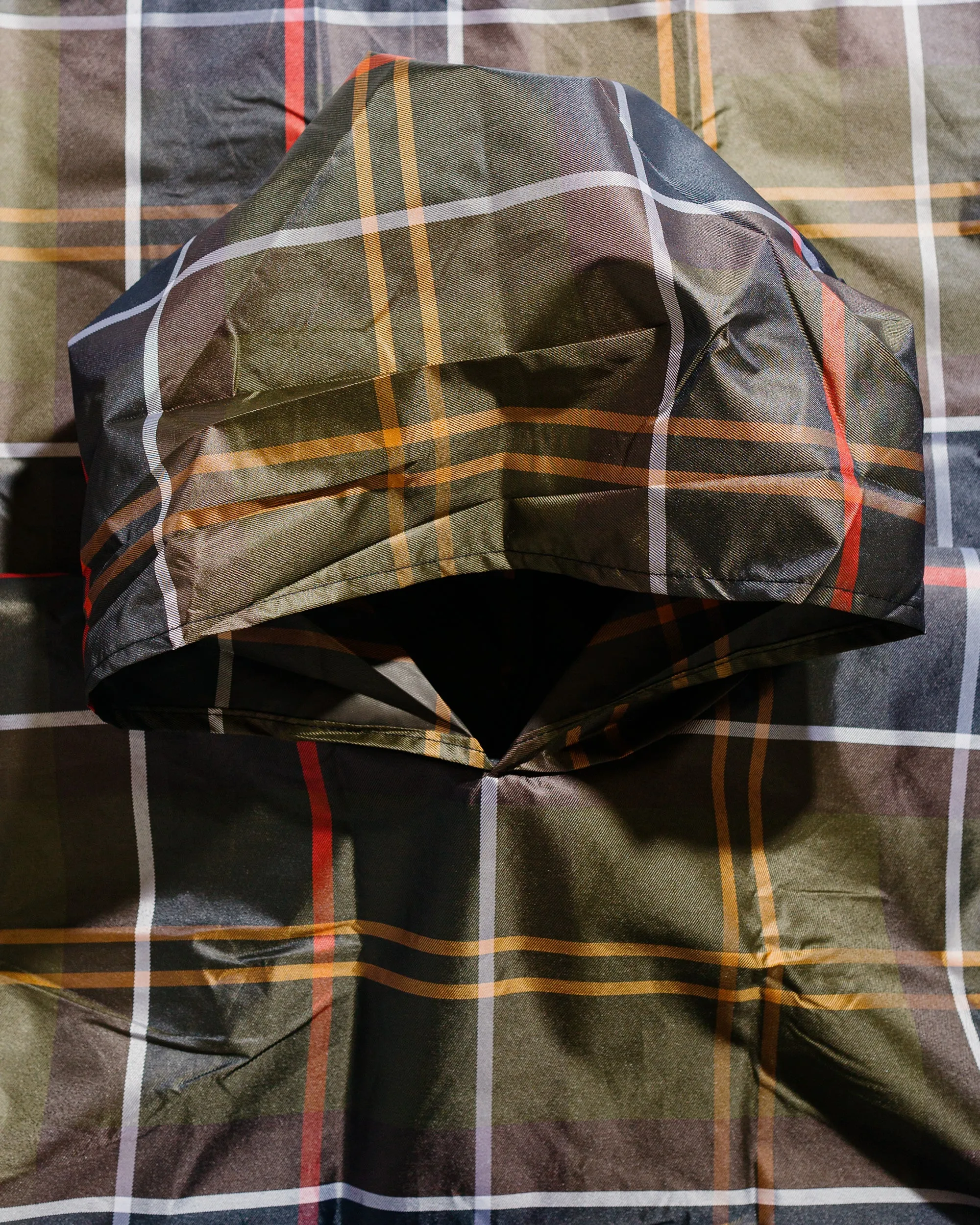 Barbour Tartan Showerproof Poncho Classic Tartan