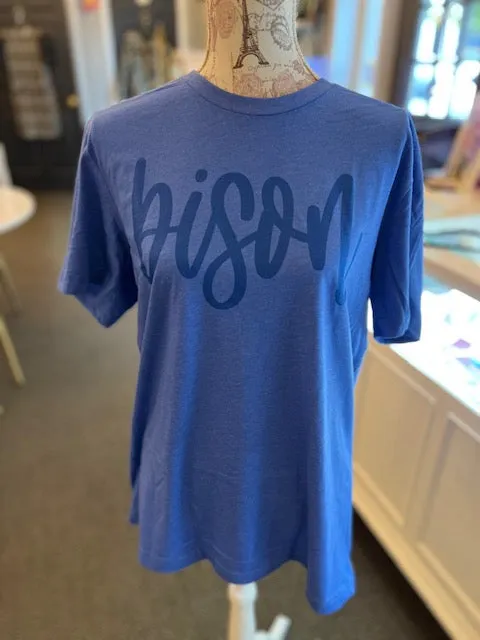 Bedford Bison Monochrome Team Spirit Tee