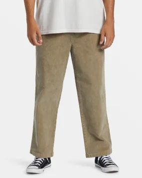 Billabong Larry Elastic Waist Corduroy Pants - DUNE