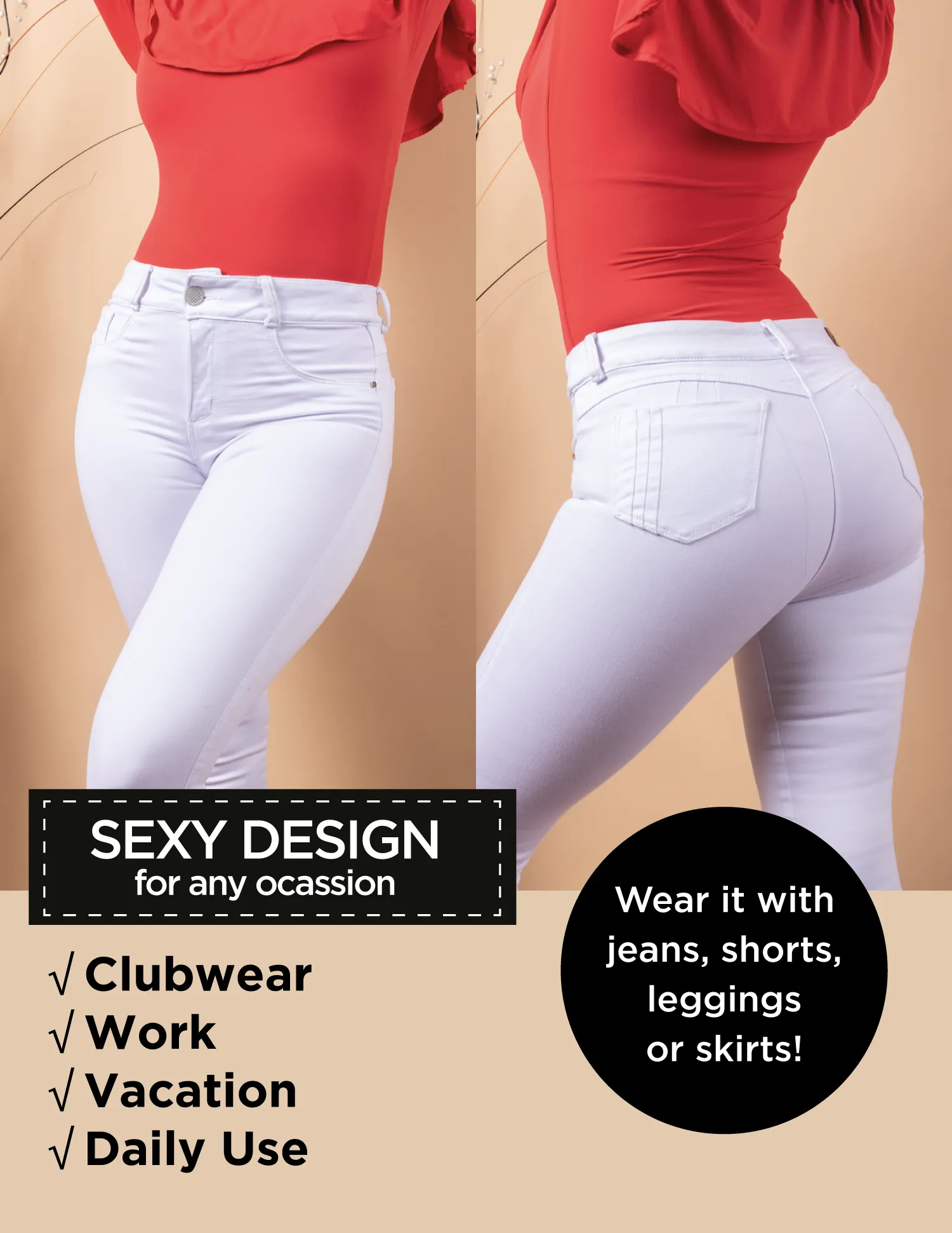 Bodysuit Shaper Blusa Faja  Chiara