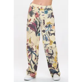 Botanical Print Cargo Pant