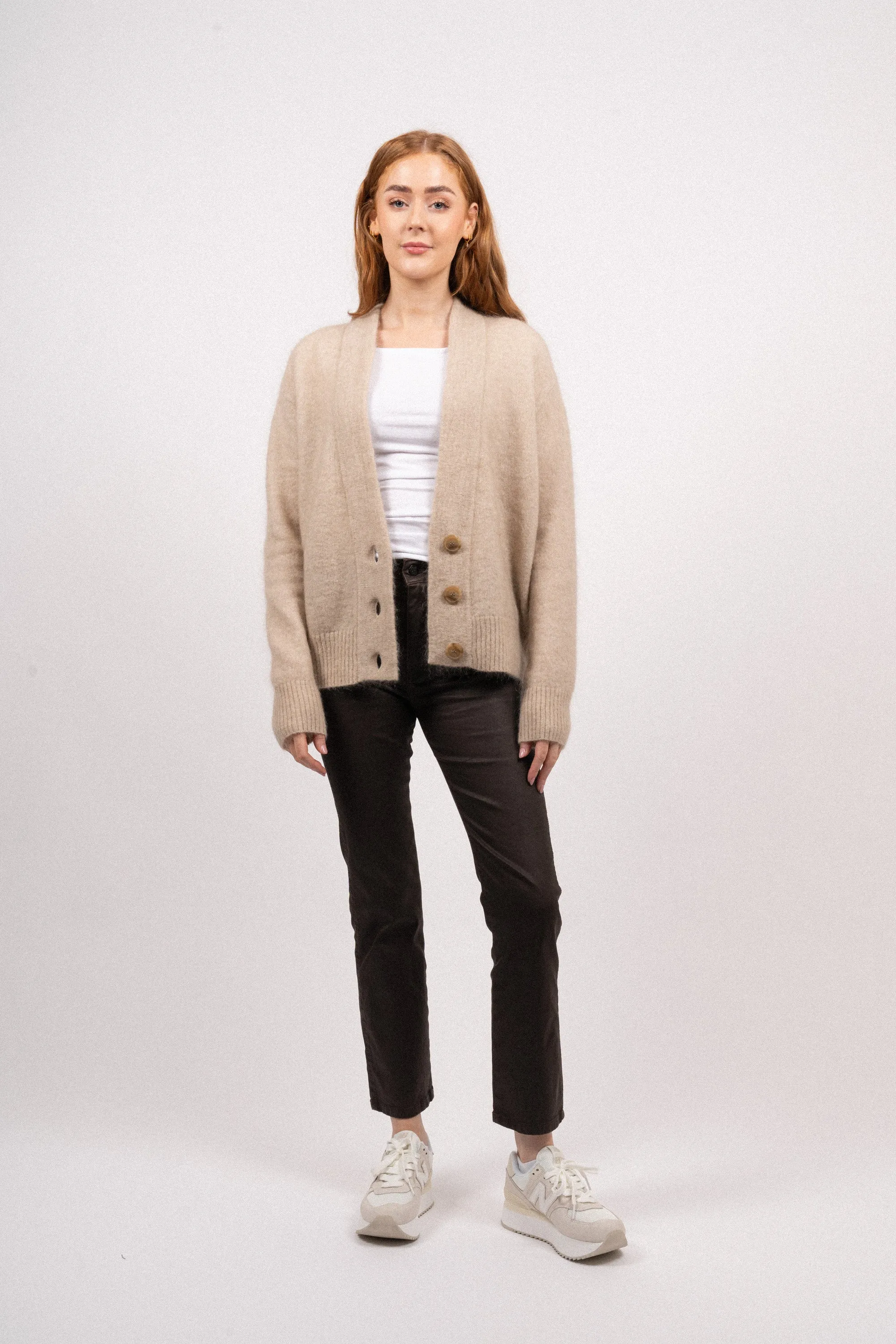 Brookline Knit Cardigan - Oxford Tan