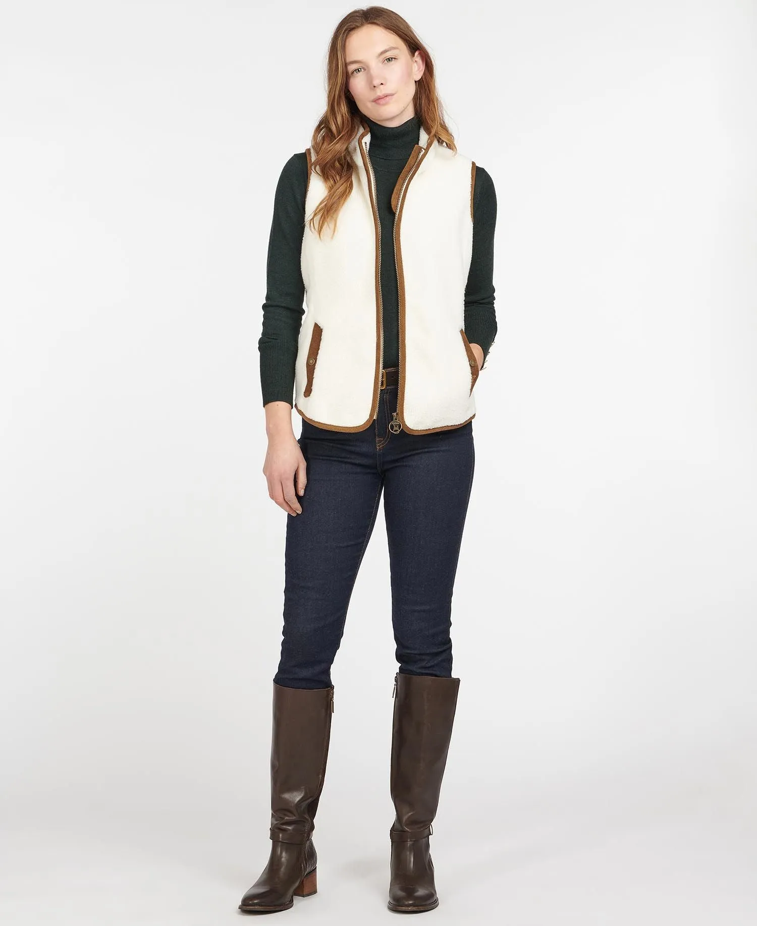 Buford Fleece Vest - Winter Pearl
