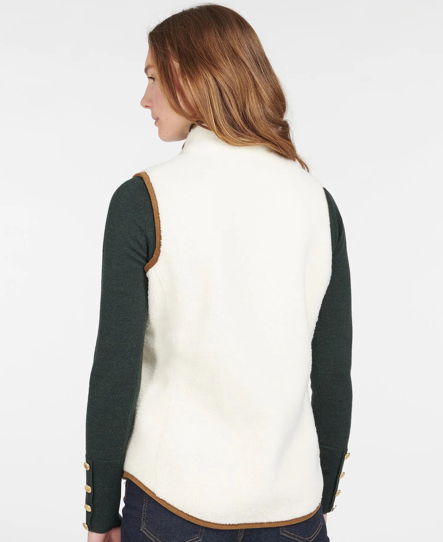 Buford Fleece Vest - Winter Pearl