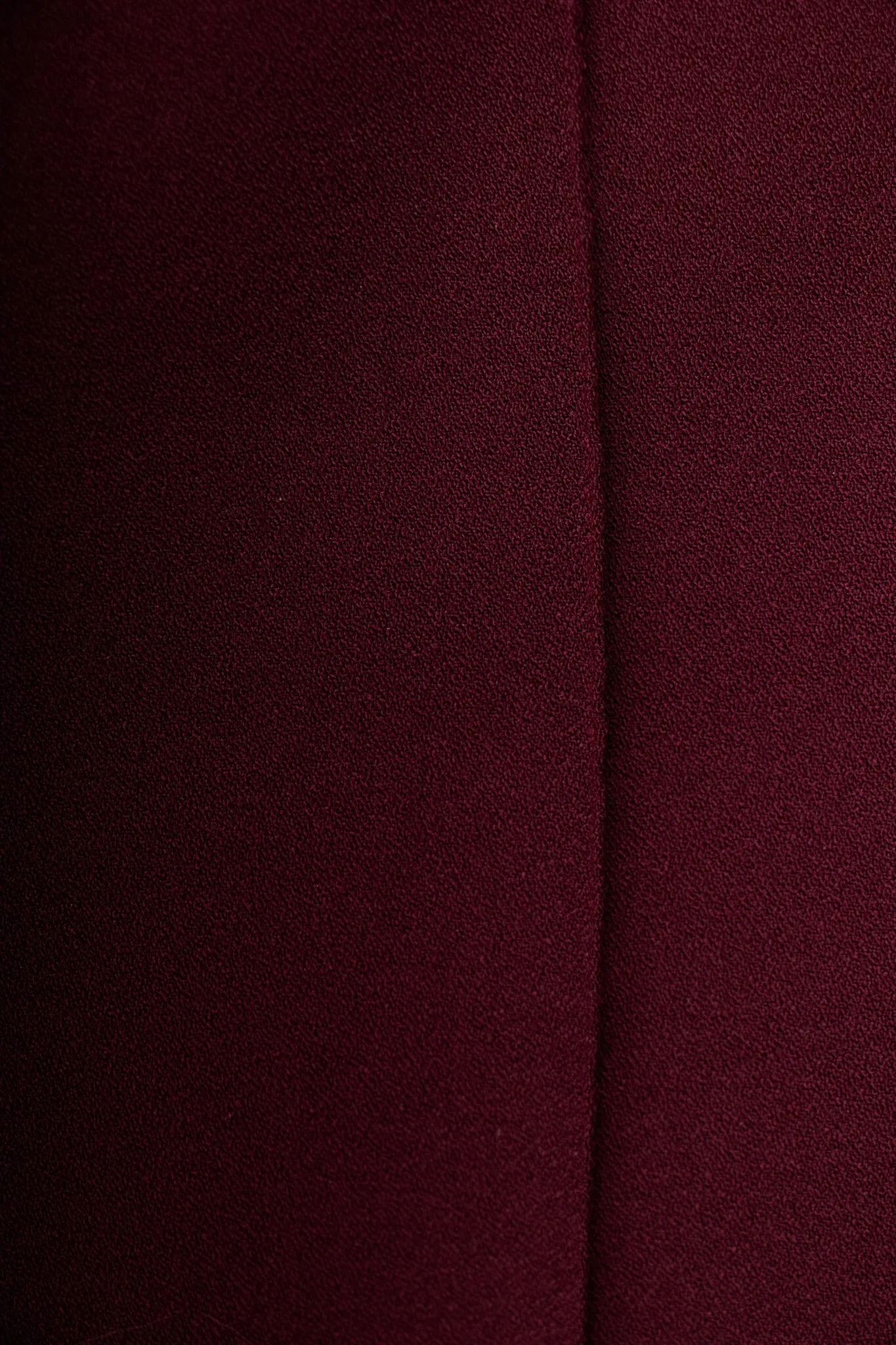 Burgundy viscose crepe pants
