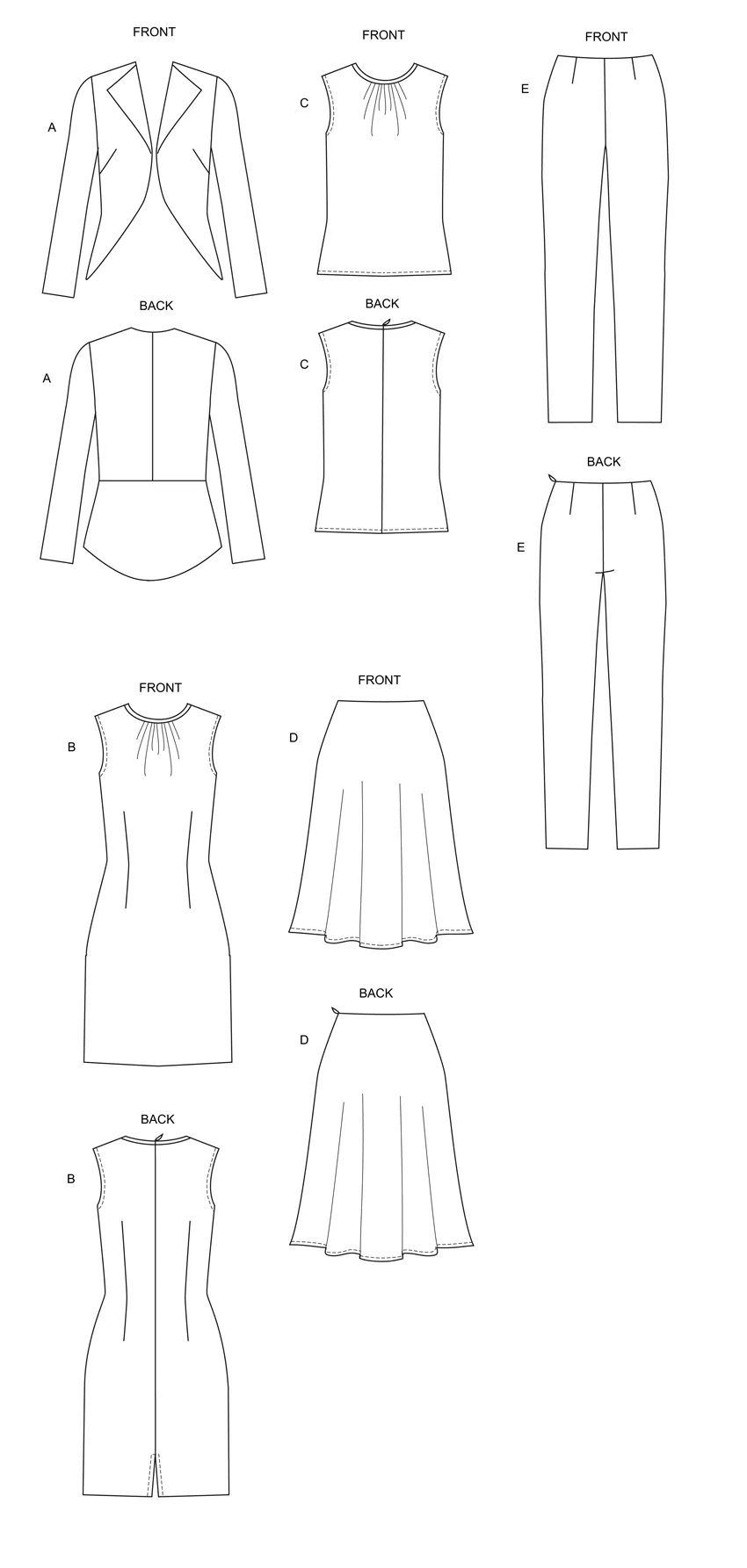 Butterick Pattern B6718 Misses Sportswear
