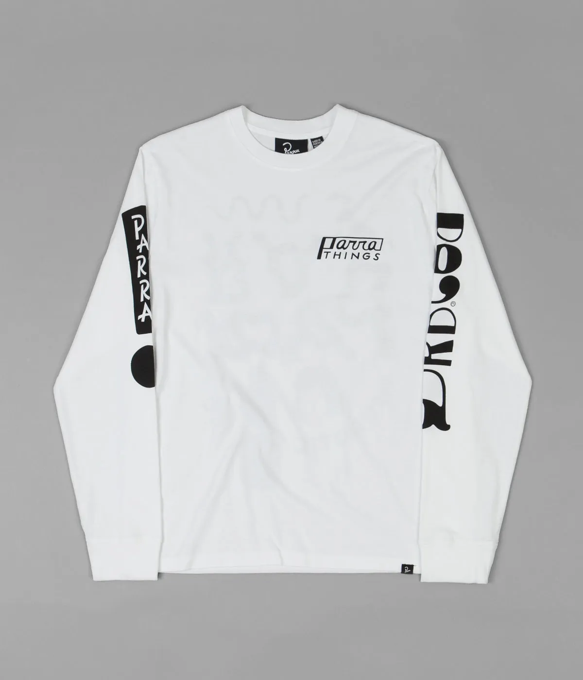 by Parra Parra Things Long Sleeve T-Shirt - White