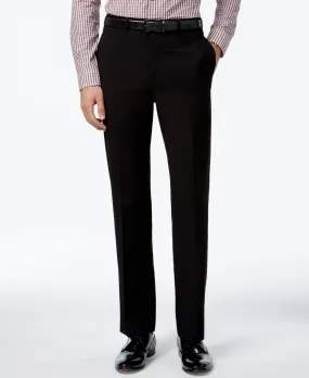 Calvin Klein Mens Slim fit Dress Pants 32 / 34 Black Solid