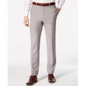 Calvin Klein Mens Slim fit Dress Pants 33 / 30 Light Grey