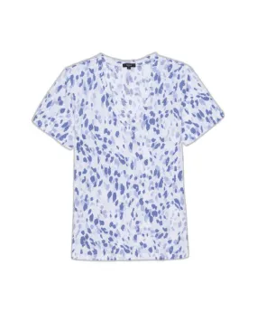 Cara Blue Spotted Tee