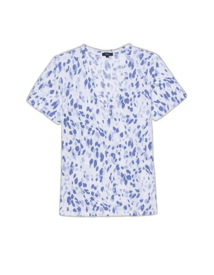 Cara Blue Spotted Tee
