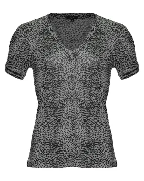 Cara Lynx Print T-Shirt