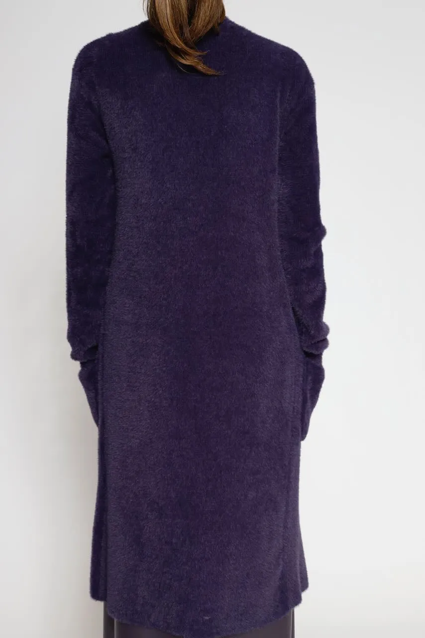 CARDIGAN GAMBLER-MORADO