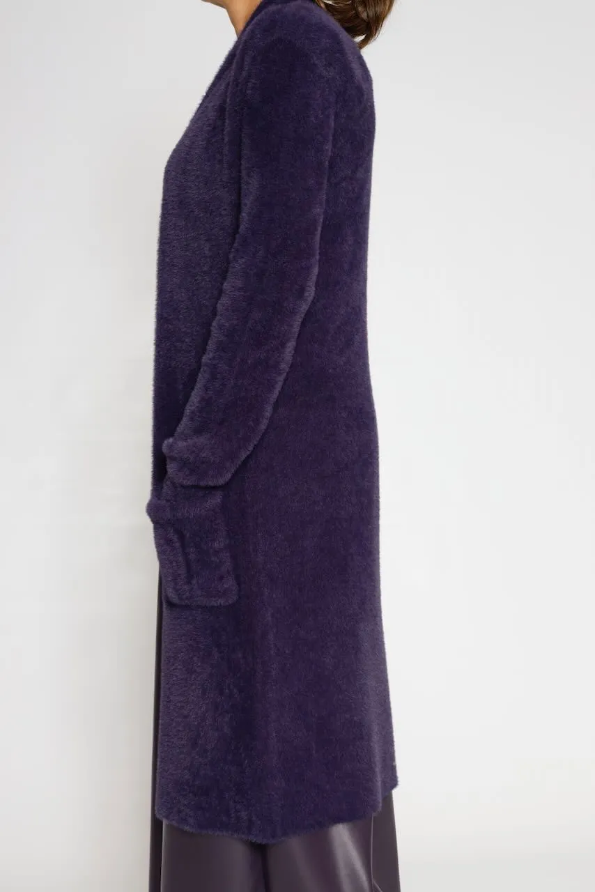 CARDIGAN GAMBLER-MORADO
