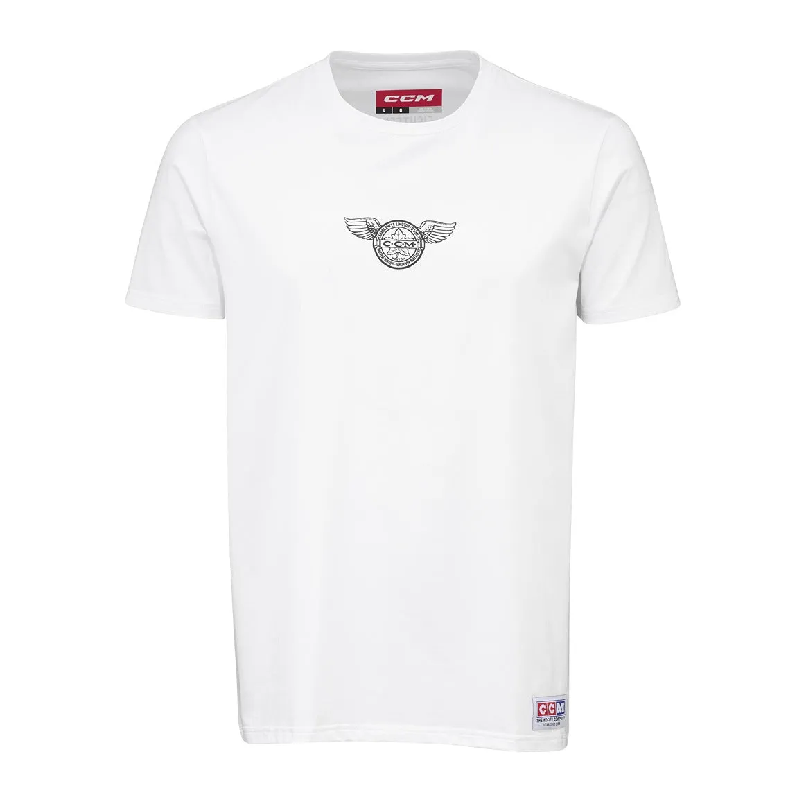 CCM Monochrome Short Sleeve Wings Tee - Senior