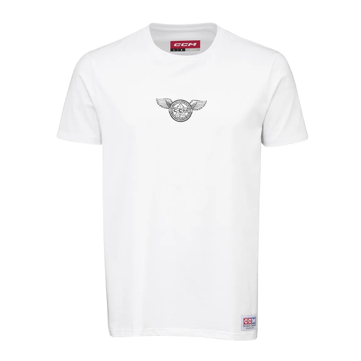 CCM Monochrome Short Sleeve Wings Tee - Youth