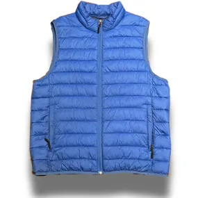 Club Room Men's Quilted Packable Puffer Vest XL Blue