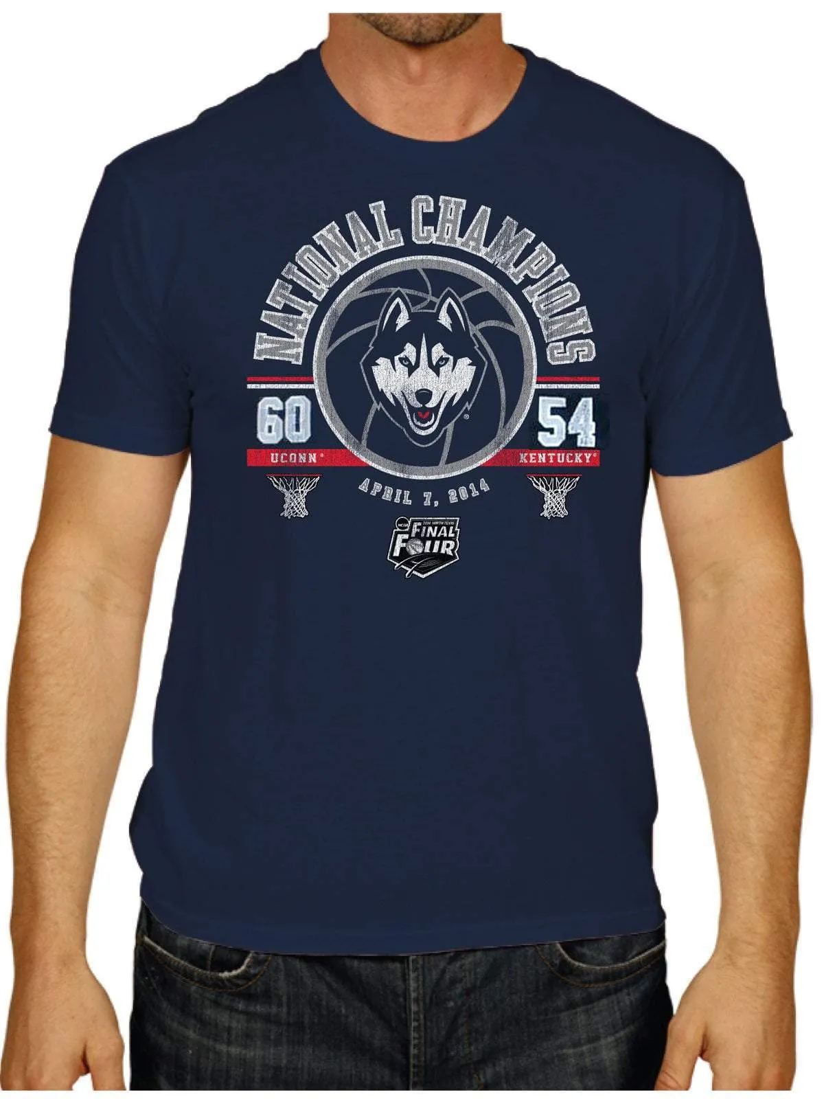 Connecticut UConn Huskies 2014 College Basketball Champions Shirt Hat Pack
