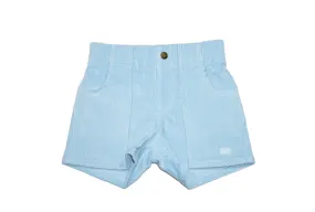 Corduroy Shorts in Powder Blue