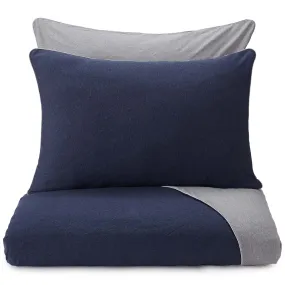 Coria Bedding [Darkblue melange/Grey melange/Grey]