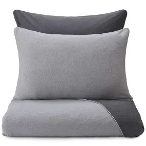 Coria Bedding [Light grey melange/Charcoal melange/Grey]