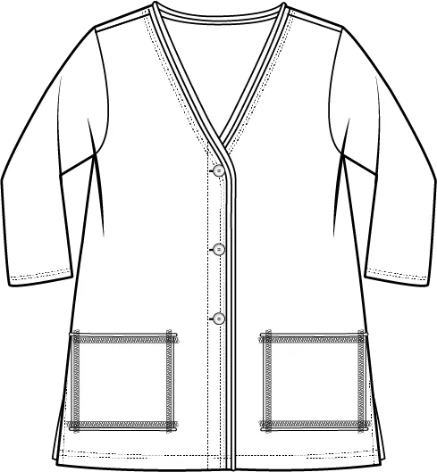 Cotton Roll Front Cardigan by Escape