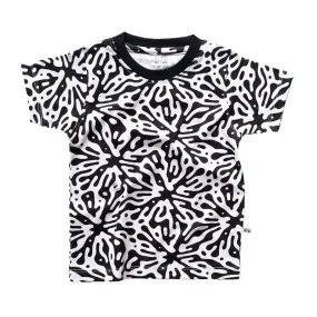 Cotton Slim T-Shirt | Splash | White