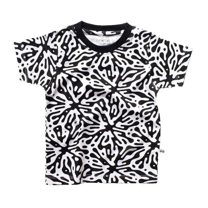Cotton Slim T-Shirt | Splash | White
