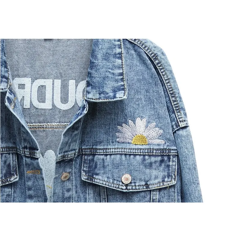 DENIM OVERCOAT JACKET