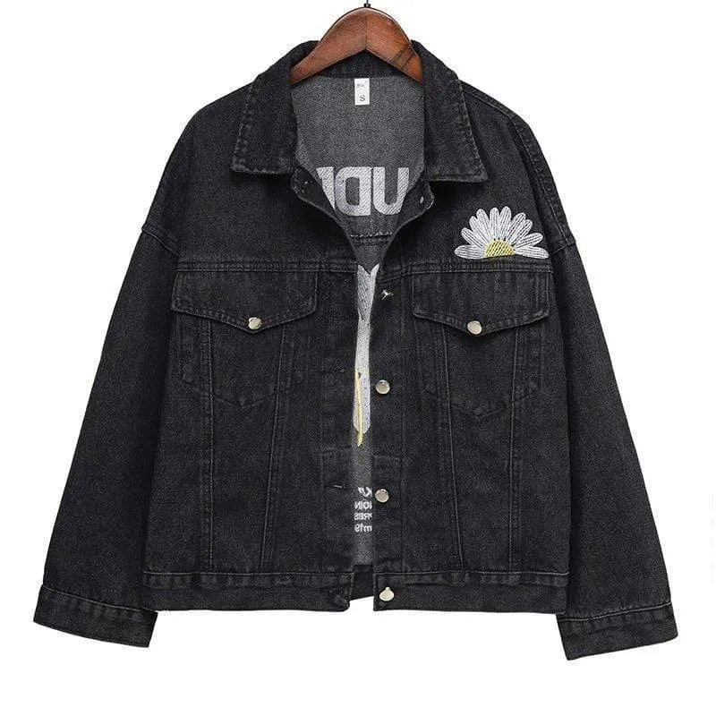 DENIM OVERCOAT JACKET