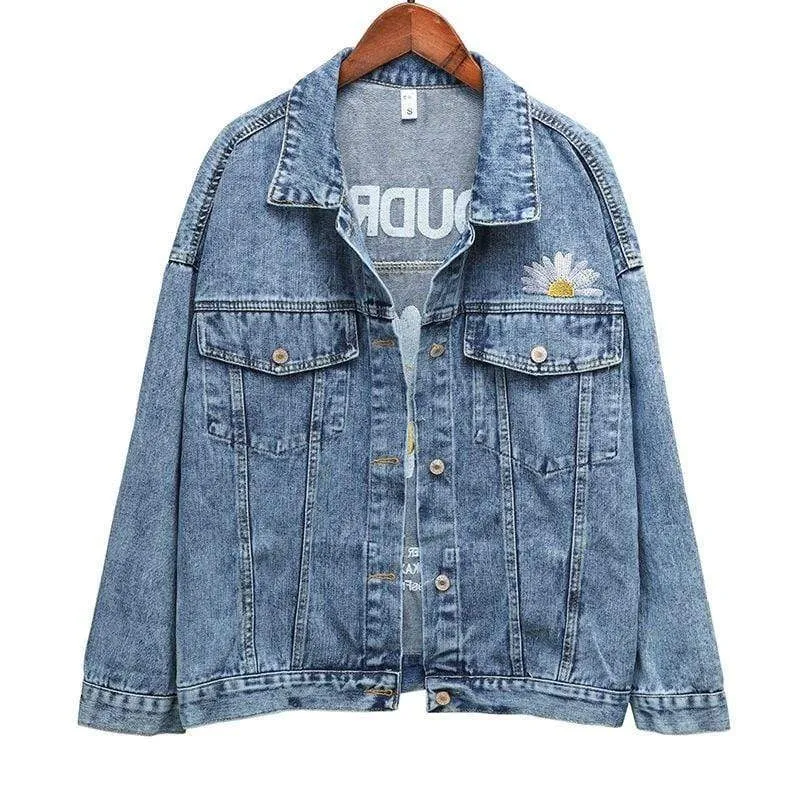 DENIM OVERCOAT JACKET