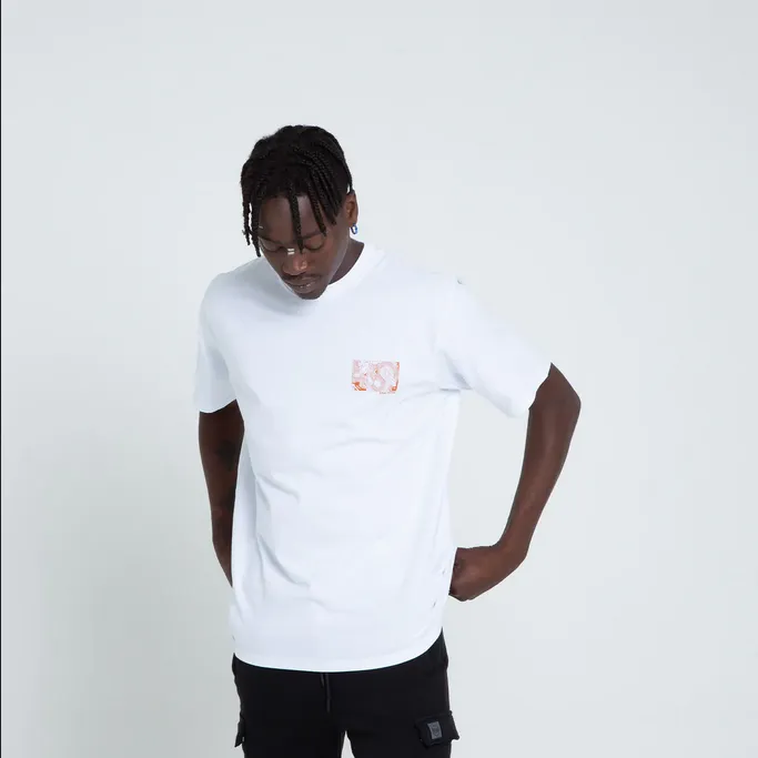 Dolly Noire t-shirt manica corta 
Kunyoshi Red Blue Tee TS170-TA-02 white