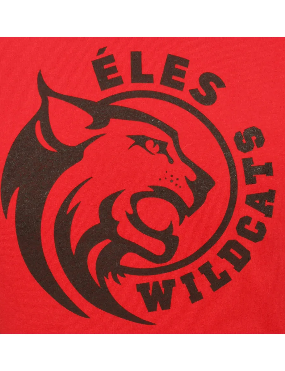 Eles Wildcats Football Sports T-shirt - L