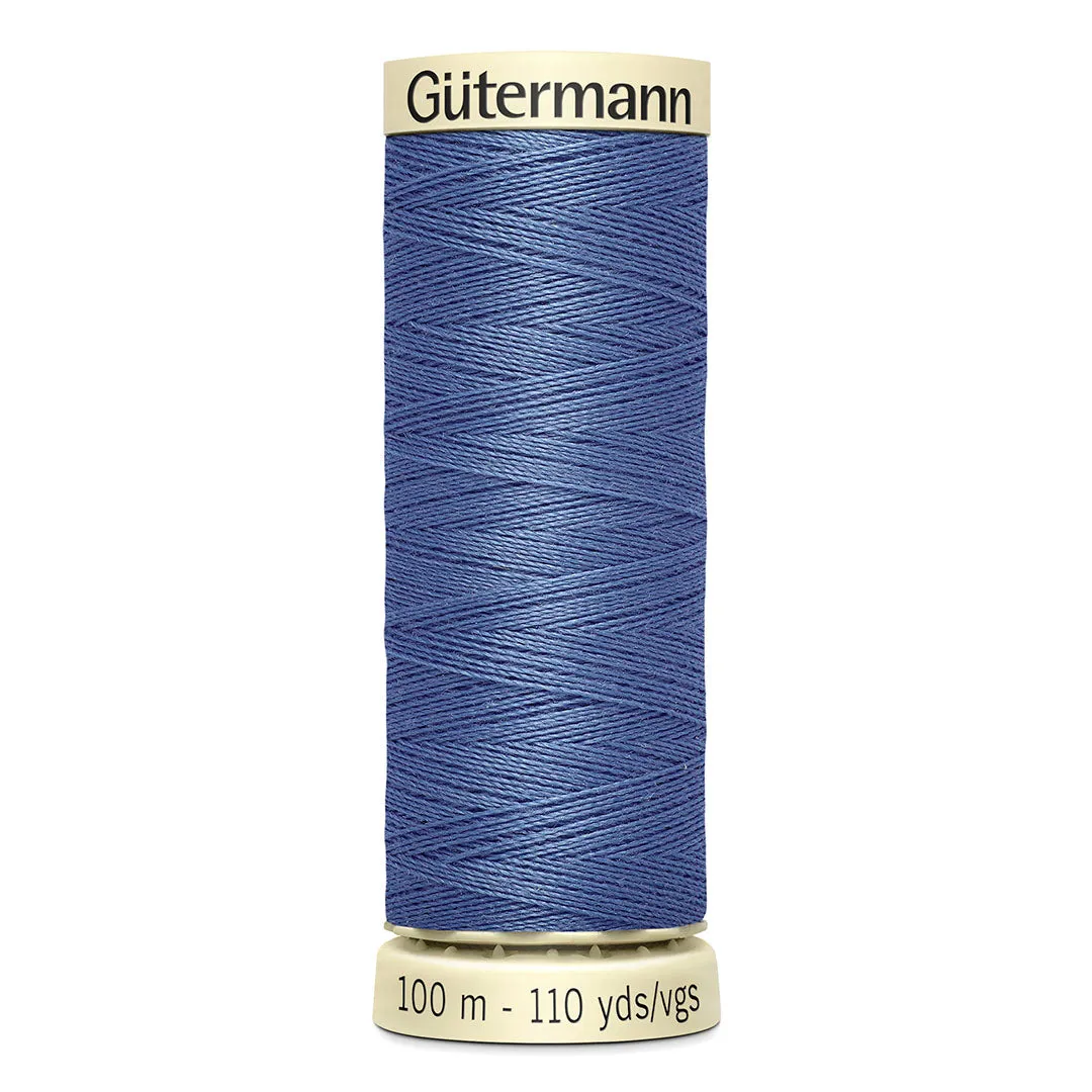 Ellie Wisteria Blue Yarn Dyed Linen